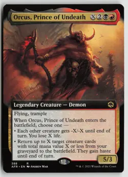 Orcus, Prince of Undeath (Extended Art) LP 388 MTG - Image 1