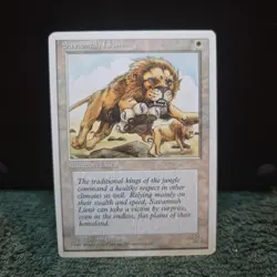 Savannah Lions - 4th Edition - Lightly Played - MTG - Image 1
