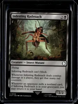 Infesting Radroach - 46 - PIP - NM - MTG Magic the Gathering - Image 1