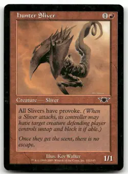 Hunter Sliver #102 (Damaged) Legions LGN Magic MTG - Image 1