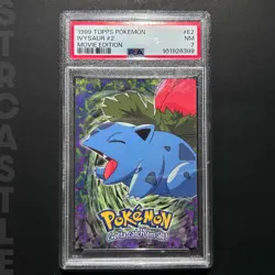 Pokemon-1999 TOPPS Bulbasaur #2 Movie Edition Pokemon TCG - PSA 7 - Image 1