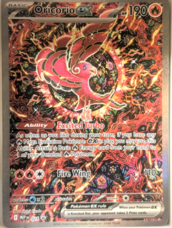 Oricorio ex 024 Phantasmal Flames Black Star Promo Full Art Pokemon. - Image 1