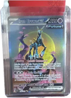 Pokemon Iron Crown EX 206/162 SV05 Temporal Forces Full Art Holo - Image 1