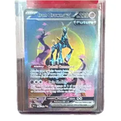 Pokemon Iron Crown EX 206/162 SV05 Temporal Forces Full Art Holo - Image 2