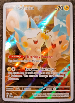2023 Pokemon Scarlet & Violet Base Set Pachirisu 208/198 Holo - Image 1