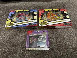 Pokemon Bundle | Ascended Heroes | Mega Feraligatr & Emboar EX + Gengar Sticker - Image 1