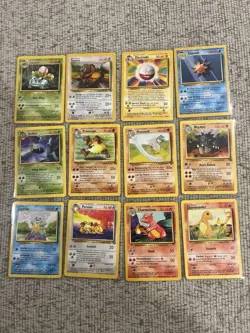Pokemon TCG Base Set 1999 Lot 12 - Ivysaur, Tauros, Electrode, Starmie - Image 1