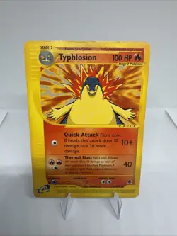 Pokemon TCG Typhlosion 64/165 Expedition Regular Rare Non Holo LP - Image 1
