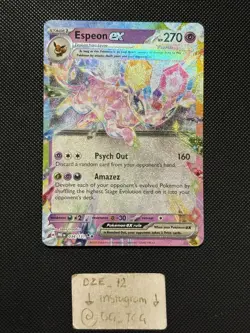 Pokemon Prismatic Evolutions - Espeon Ex - 034/131 - Full Art Rare - M/NM - Image 1