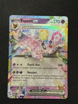 Pokemon Prismatic Evolutions - Espeon Ex - 034/131 - Full Art Rare - M/NM - Image 2