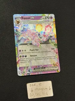 Pokemon Prismatic Evolutions - Espeon Ex - 034/131 - Full Art Rare - M/NM - Image 3