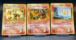 Blaine's Charizard Arcanine Moltres Gym Challenge 3 Set Japanese Pokemon Card - Image 1