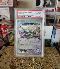2025 Pokemon Prismatic Evolution Umbreon EX Surprise Box Exclusive PSA 10 - Image 1