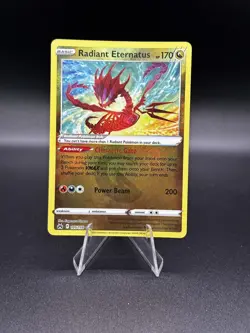 Pokemon TCG Radiant Eternatus Crown Zenith 105/159 Holo Radiant Rare - Image 1