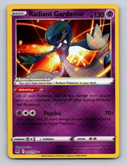 RADIANT GARDEVOIR 069/196 RADIANT RARE LOST ORIGIN POKEMON NM - Image 1