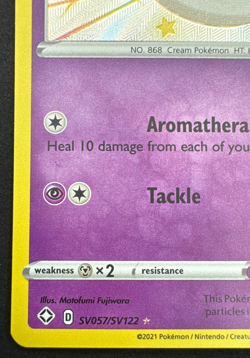MILCERY SV057/SV122 NM SHINY HOLO RARE SHINING FATES: SHINY VAULT POKEMON 2021 - Image 4