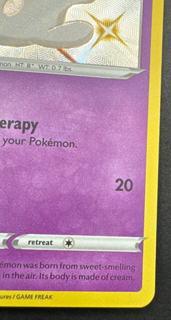 MILCERY SV057/SV122 NM SHINY HOLO RARE SHINING FATES: SHINY VAULT POKEMON 2021 - Image 5