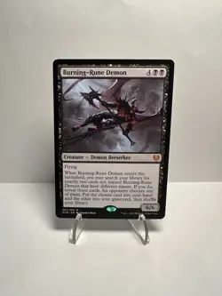 Burning-Rune Demon #81 (NM) Kaldheim KHM Magic MTG - Image 1