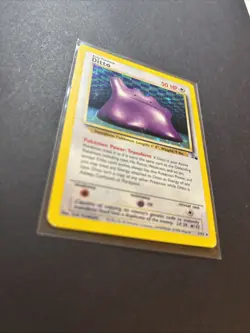 Ditto 3/62 Fossil Holo Unlimited Pokemon WOTC MP - Image 3