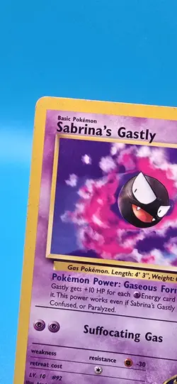 Pokemon Sabrina's Gastly Gym Challenge 2000 Nintendo 97/132 Basic 40 HP - Image 2