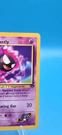 Pokemon Sabrina's Gastly Gym Challenge 2000 Nintendo 97/132 Basic 40 HP - Image 3