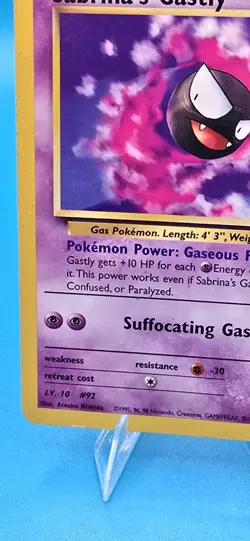 Pokemon Sabrina's Gastly Gym Challenge 2000 Nintendo 97/132 Basic 40 HP - Image 5