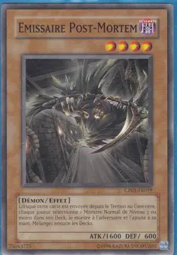 Yu-Gi-Oh! Emissaire Post-Mortem CP01-FR019 Champion Pack 1 Format Goat Edison !! - Image 1
