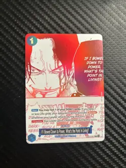 If I Bowed Down to Power, What's the Point in LivingU OP13-057 R One Piece - Image 1