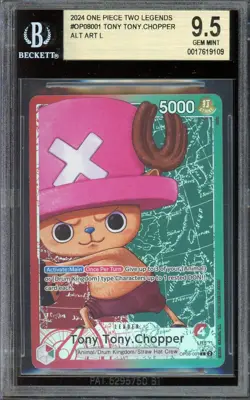 [BGS 9.5] Tony Tony Chopper OP08-001 Two Legends Alt Art Leader ONE PIECE - Image 1