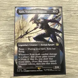 KAIN, TRAITOROUS DRAGOON mtg Regular NM-M Final Fantasy0316 - Image 1