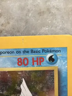 Pokemon TCG Vaporeon Holo Rare Card Jungle, 12/64, Used - Image 3