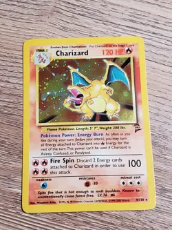 Pokemon TCG Charizard Base Set 2 HOLO Vintage Card 4/130 LP - Image 1