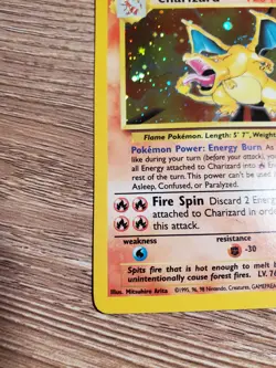 Pokemon TCG Charizard Base Set 2 HOLO Vintage Card 4/130 LP - Image 5