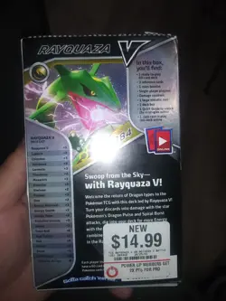 Pokemon Center Trading Card Game V-Battle Deck Rayquaza V Sealed Theme Deck New - Image 3