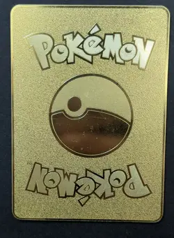 Arceus VMax Gold Metal Card Pokemon--Fan Art Custom Card--2022--10000 HP--RARE!! - Image 4