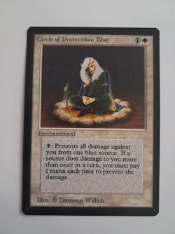 Circle of Protection: Blue EX Beta MTG Magic the Gathering - Image 1
