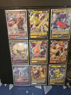 V's and EX's Hits Binder (40 Cards) XY, Sun and Moon, Sword and Shield Pokemon - Image 2