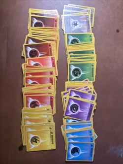 Pokemon TCG Lot- 210 Vintage Energy Cards. Includes Base Set 1&2. 1999-2001 READ - Image 1