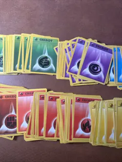 Pokemon TCG Lot- 210 Vintage Energy Cards. Includes Base Set 1&2. 1999-2001 READ - Image 3