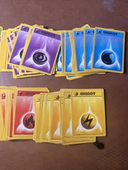 Pokemon TCG Lot- 210 Vintage Energy Cards. Includes Base Set 1&2. 1999-2001 READ - Image 4