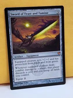 1x Sword of Feast and Famine, NM, MD1, Magic: the Gathering, MtG - Image 3