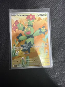 Maractus 093/086 Illustration Rare Foil | SV Black Bolt | Pokemon Card TCG - Image 1