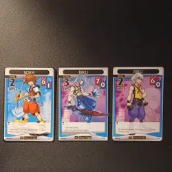 Kingdom Hearts CCG TCG Disney Card Lot Sora Riku Rare NM - Image 1