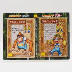 Lanky Tiny Donkey Kong Trading Card Game TCG CP001 CP002 Nintendo Japan ww909 - Image 1
