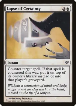 Conflux Lapse of Certainty MTG Magic the Gathering NM - Image 1
