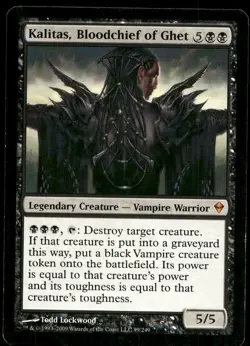 KALITAS, BLOODCHIEF OF GHET ZENDIKAR MAGIC: THE GATHERING LP - Image 1