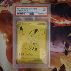 The Pokemon Company Pikachu V SWSH145 SWSH Promo Full Art Holo EN PSA 9 - Image 1