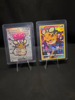 Pokemon Dedenne Lot - PAL UR 239/193 + Brillant Stars TG07/TG30 - Both NM - Image 1