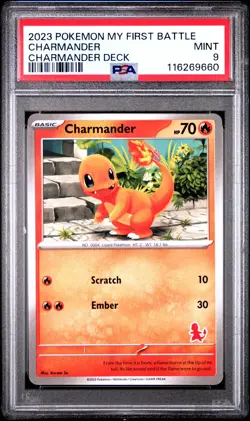 [PSA 9] Charmander My First Battle Deck Exclusive Art English POKEMON - Image 1