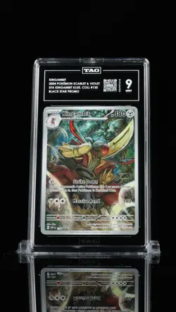 Pokemon TCG Kingambit SVP 130 Shrouded Fable Black Star Promo Card - TAG 9 MINT - Image 1